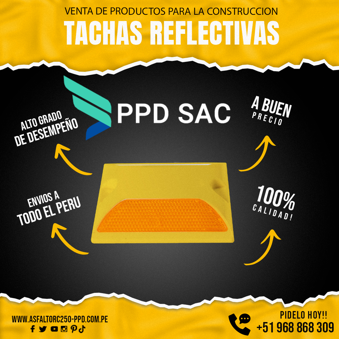 venta de tachas reflectivas